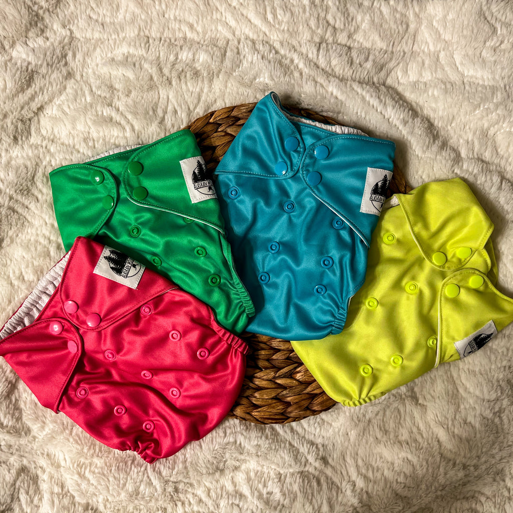 colorful reusable swim diapers